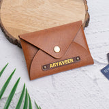 PERSONALISED CARDHOLDER - TAN