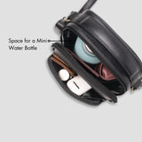 PERSONALISED TRAVEL CROSSBODY BAG - BLACK