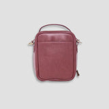 PERSONALISED TRAVEL CROSSBODY BAG - MAROON
