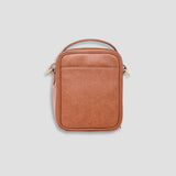 PERSONALISED TRAVEL CROSSBODY BAG - TAN