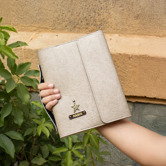 Beige diary organizer