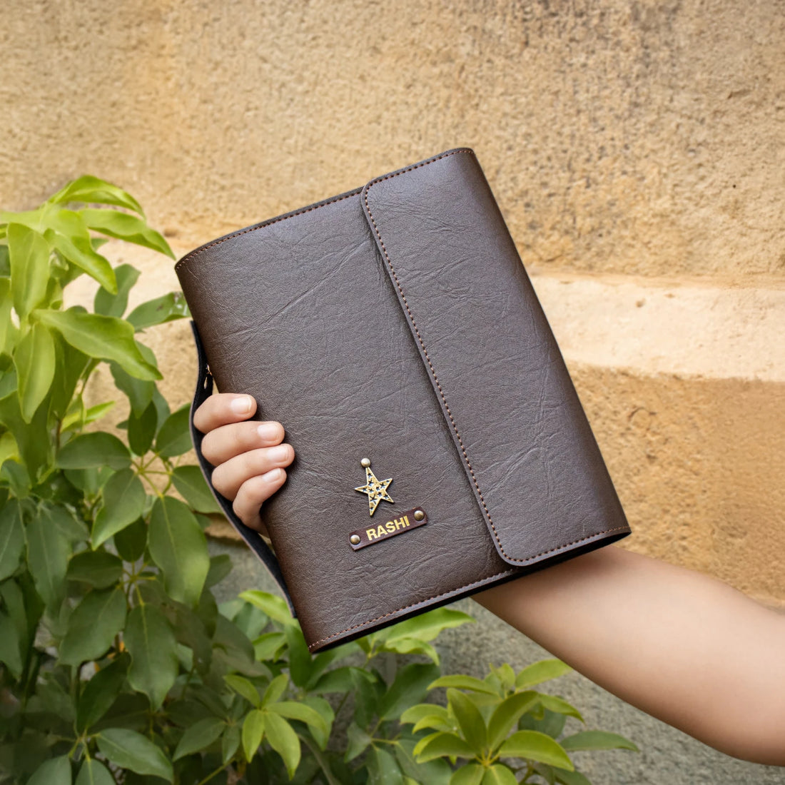 Brown diary organizer