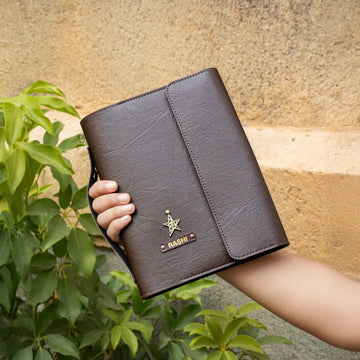 Brown diary organizer