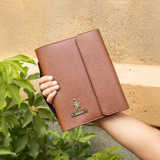 Tan diary organizer