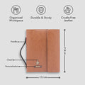 Tan diary organizer
