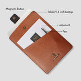 PERSONALISED LAPTOP/ DOCUMENT SLEEVE (13 Inch) - TAN