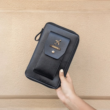 PERSONALISED DUO ORGANISER - BLACK