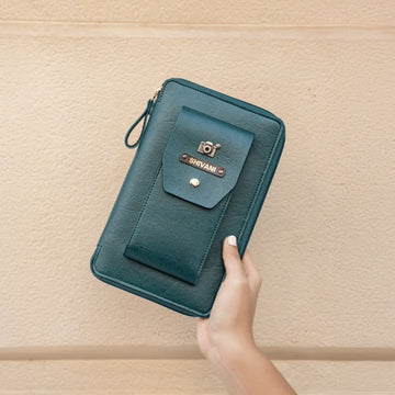 PERSONALISED DUO ORGANISER - GREEN