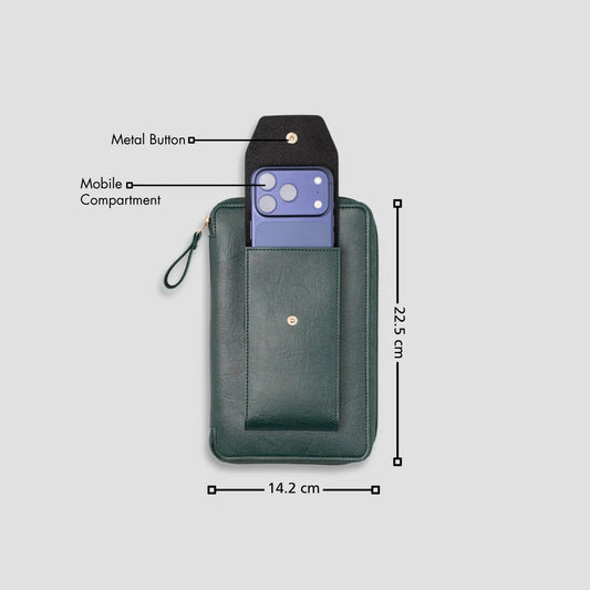 PERSONALISED DUO ORGANISER - GREEN