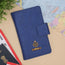 PERSONALISED FAMILY PASSPORT COVER - BLUE