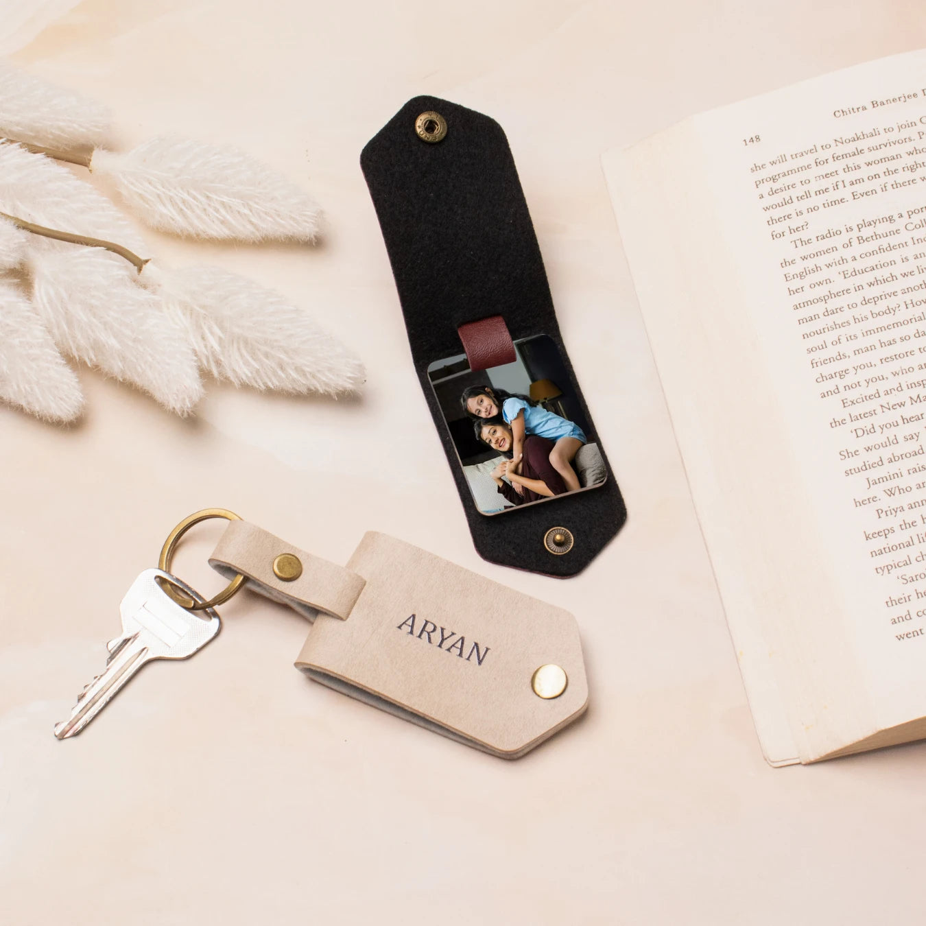 Personalized keychain with name