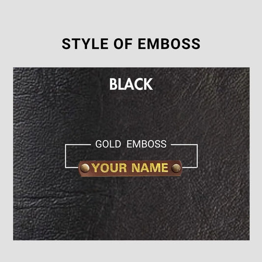 PERSONALISED STRIPE EYEWEAR CASE - BLACK