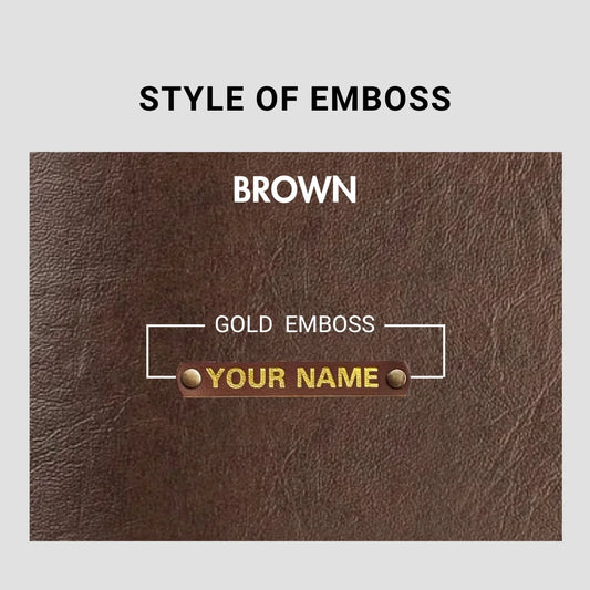 PERSONALISED STRIPE EYEWEAR CASE - BROWN