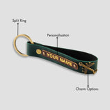 PERSONALISED KEYCHAIN - GREEN