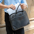 Blue laptop bag