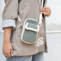 Green mini sling bag