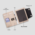Beige office folder