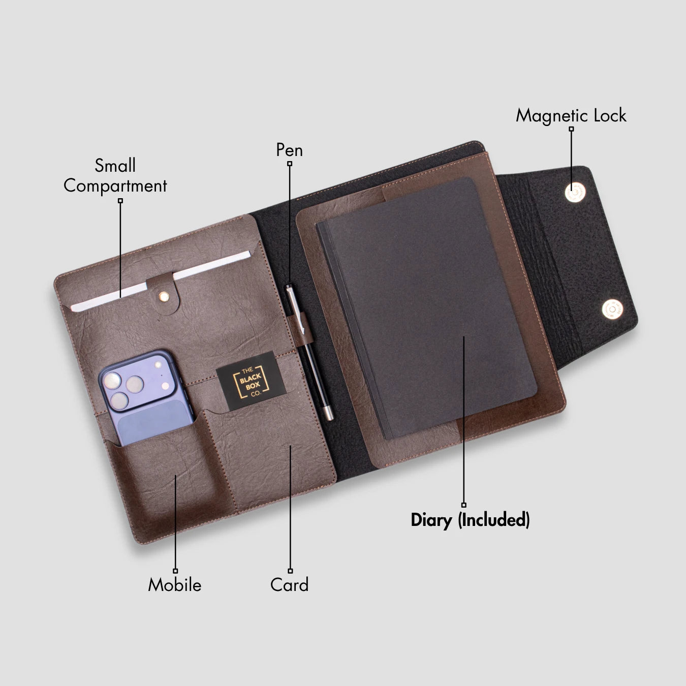 Brown office folder