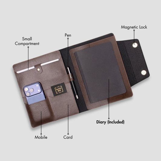Brown office folder