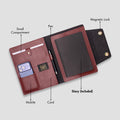 Office Folder Maroon