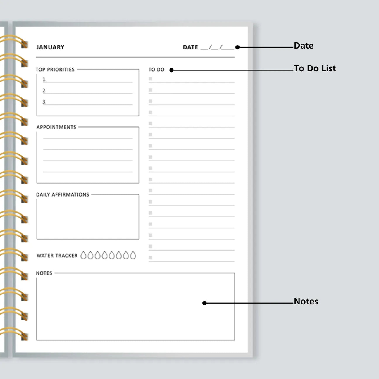 Project Planner Page