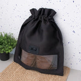 PERSONALISED SHOEBAG (SEE THROUGH) - TAN