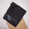 Black Shoe Bag Side
