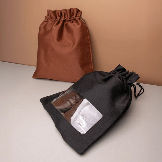 Tan Shoe Bag Pair