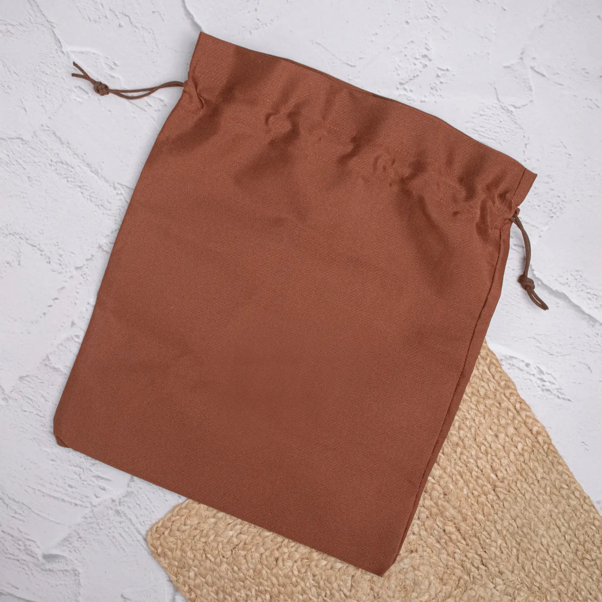 Tan Shoe Bag Front