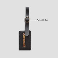 PERSONALISED LUGGAGE TAGS - BLACK