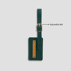 PERSONALISED LUGGAGE TAGS - GREEN