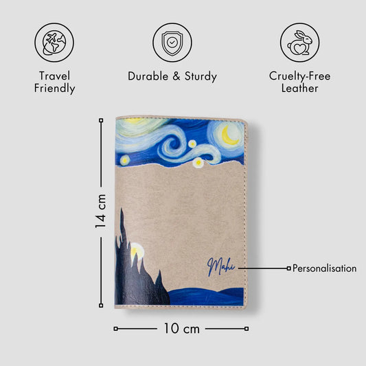 PERSONALISED PRINTED PASSPORT COVER - STARRY NIGHT