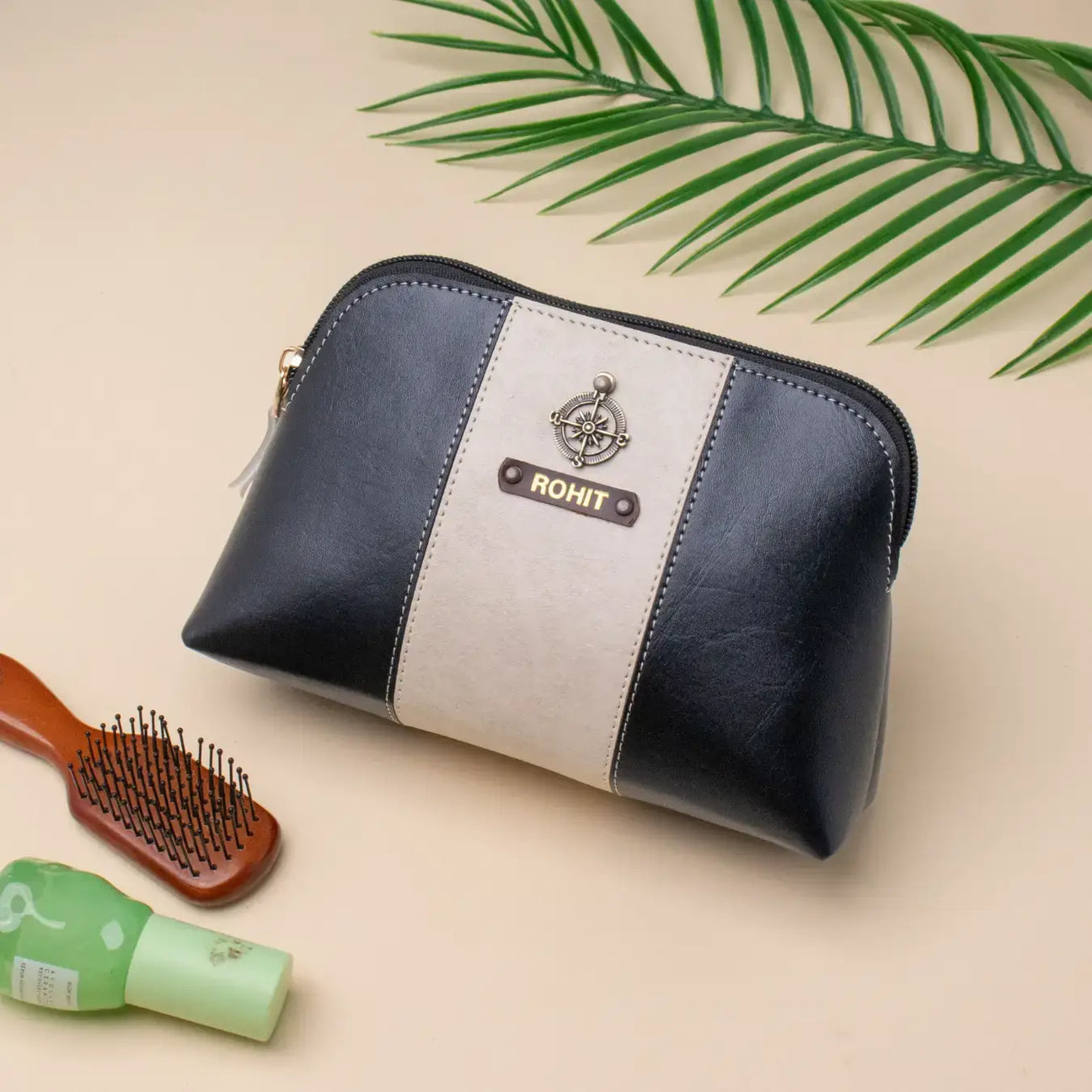 Personalised Black multi purpose pouch pouch 