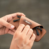 PERSONALISED SUNGLASS CASE - TAN
