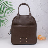PERSONALISED TIFFIN BAG - BROWN