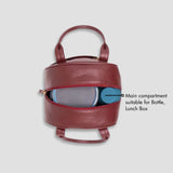PERSONALISED TIFFIN BAG - MAROON