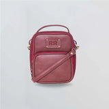 PERSONALISED TRAVEL CROSSBODY BAG - MAROON