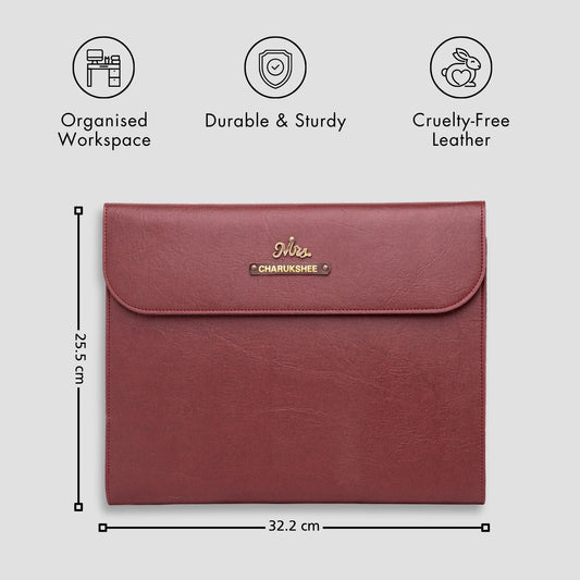 PERSONALISED ULTIMATE OFFICE ORGANISER - MAROON