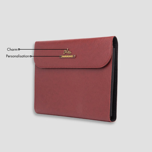 PERSONALISED ULTIMATE OFFICE ORGANISER - MAROON