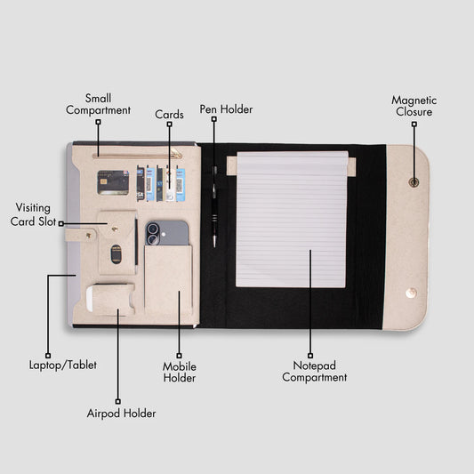 PERSONALISED ULTIMATE OFFICE ORGANISER - BEIGE