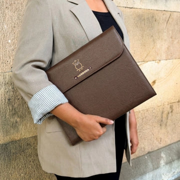 PERSONALISED ULTIMATE OFFICE ORGANISER - BROWN