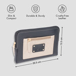 Personalised utility pouch initials vector - Black with features