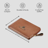 PERSONALISED FLAT POUCH - TAN