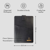 PERSONALISED LAPTOP/ DOCUMENT SLEEVE (13 Inch) - BLACK