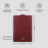 PERSONALISED LAPTOP/ DOCUMENT SLEEVE (13 Inch) - MAROON