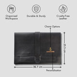 PERSONALISED LAPTOP ORGANISER (13 Inch) - BLACK