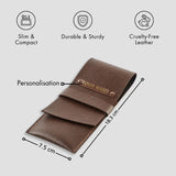 PERSONALISED PENCIL CASE - BROWN