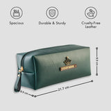 PERSONALISED TRAVEL POUCH - GREEN