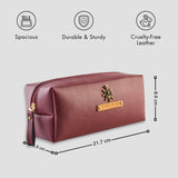 PERSONALISED TRAVEL POUCH - MAROON