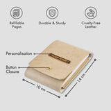 PERSONALISED NOTEPAD - BEIGE